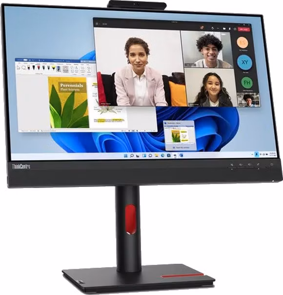 Lenovo TIO24 Gen5 Touch/ 23,8" IPS/ 1920x1080/ 16:9/ 250cd/m2cmd/ 1000:1 / 4ms/ DP/ USB/ VESA/ PIVOT/ černý