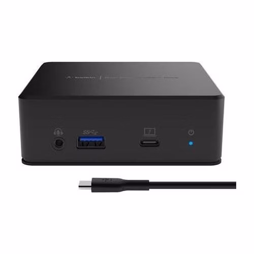 Belkin USB-C Duální display dokovací stanice - 2x HDMI, USB-C, 3x USB-A, RJ45, Audio, napájení