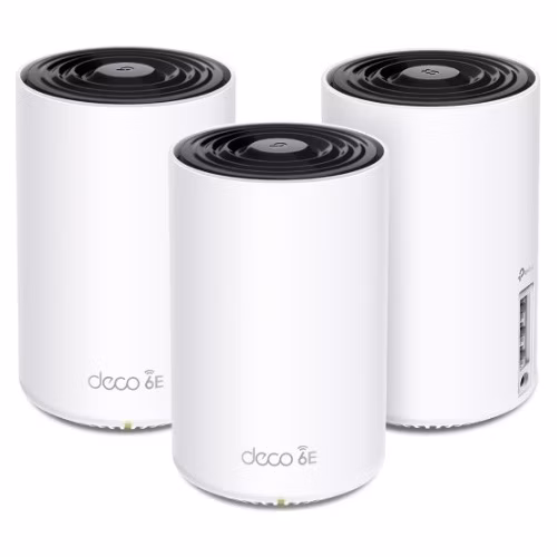 TP-Link Deco XE75(3-pack) - AXE5400 třípásmový Meshový Wi-Fi 6E systém pro chytré domácnosti, HomeShield (3-pack)
