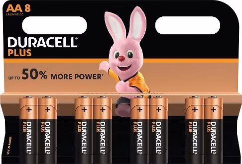 Duracell MN1500B8 Duracell Plus AA 8 Pack