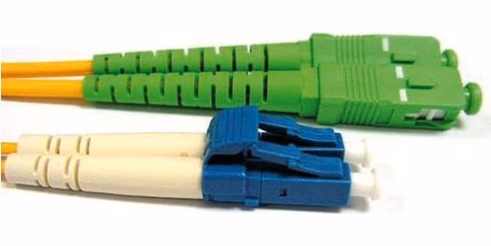 Patchcord FO duplex LC-SC/APC 9/125um SM, 1m, OS2