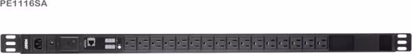 Aten PE1116S 0U 16-výstupová jednotka PDU s měřením spotřeby energie,n výstup 16x C13