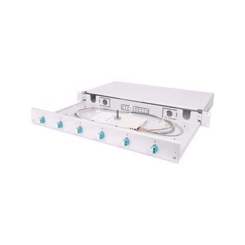 DIGITUS Professional Fiber Optic Splice Box, Equipped, LC, OM3
