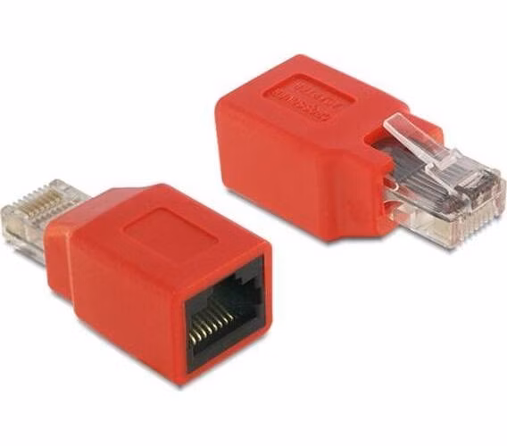 Delock RJ45 Křížený adaptér samec - samice