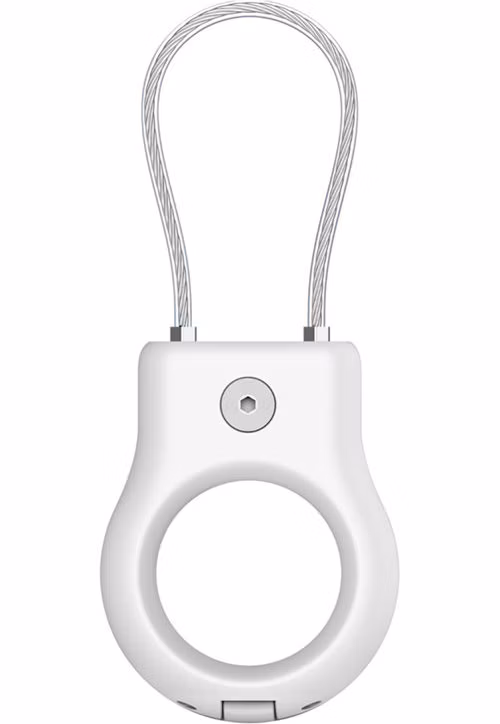 Belkin puzdro Secure Holder with Wire Cable pre AirTag - White