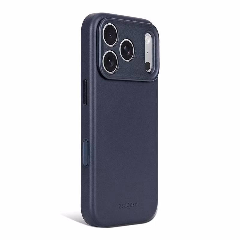 Decoded kryt Leather Case Magsafe pre iPhone 18 Pro Max - Midnight