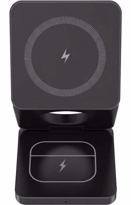 MISURA skládací bezdrátová Qi2 nabíječka 3v1 MH08 Pro/ vhodná pro mobil/ 15W/ černá