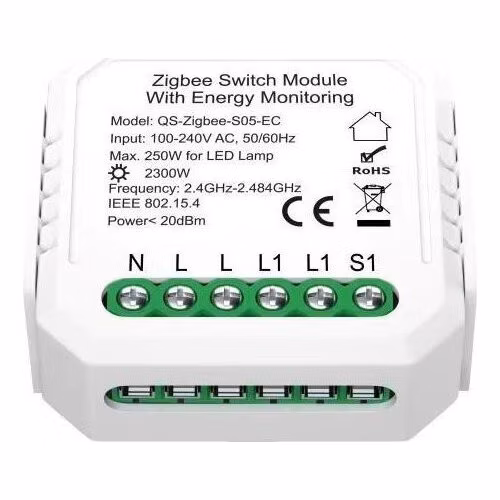 IMMAX NEO SMART kontroler s měřením spotřeby V6 1-tlačítkový Zigbee 3.0, TUYA