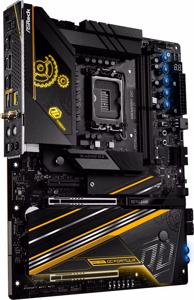 ASRock Z890 Taichi OC Formula / Intel Z890 / LGA1851 / 4x DDR5 / 6x M.2 / 2x Thunderbolt 4 / USB-C / WiFi / ATX