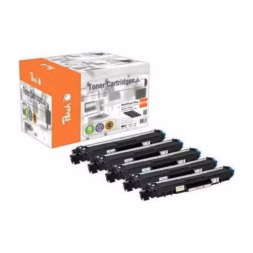 PEACH kompatibilní cartridge Brother DCPL-3500 TN-243 CombiPack Plus, 5x1000str