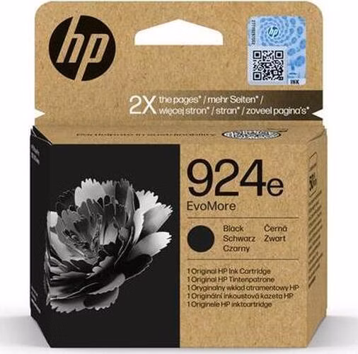 HP Ink Cartridge 924e EvoMore/Black/1000 stran