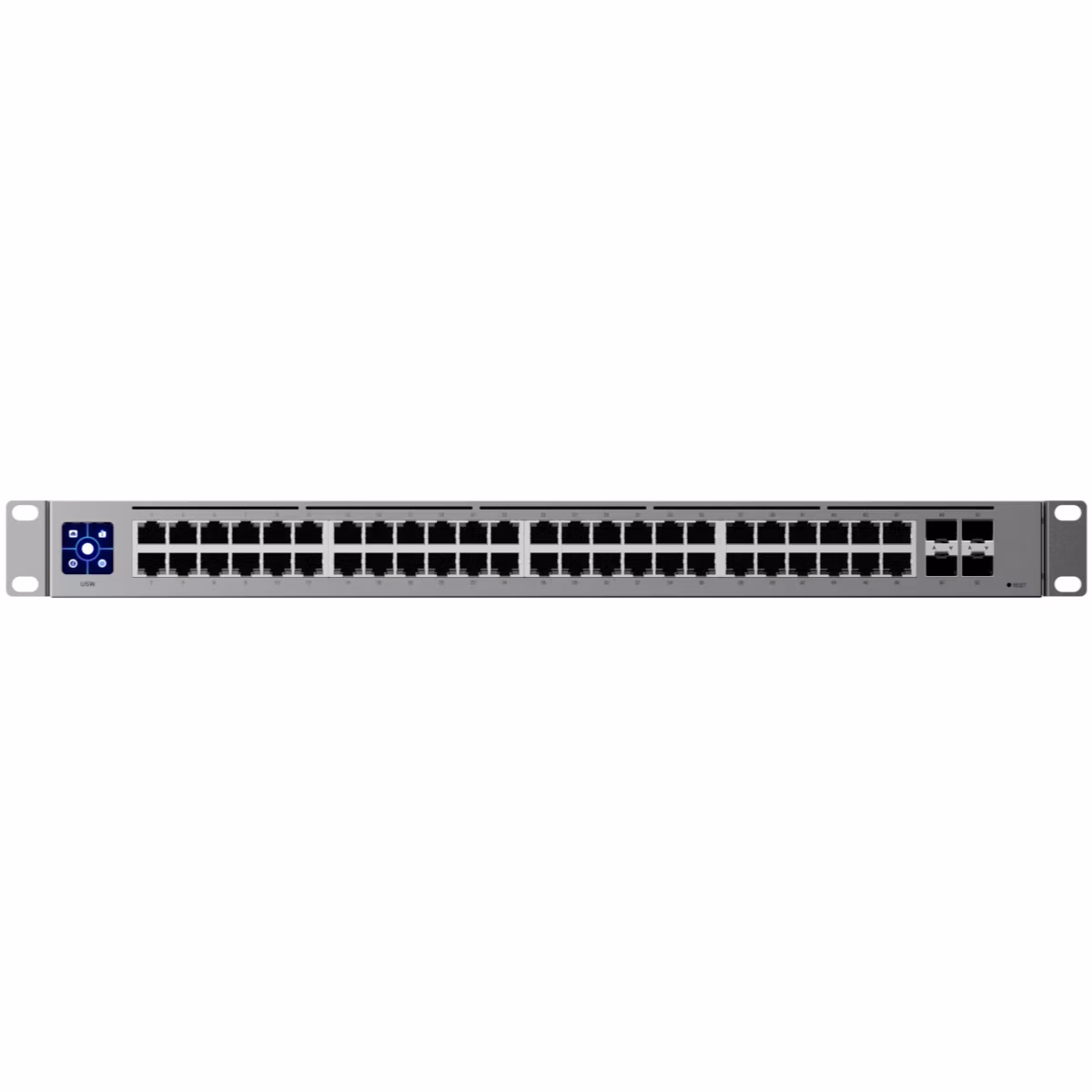 Ubiquiti UniFi Switch 48, Layer 2 switch with (48) GbE RJ45 ports and (4) 1G SFP ports.