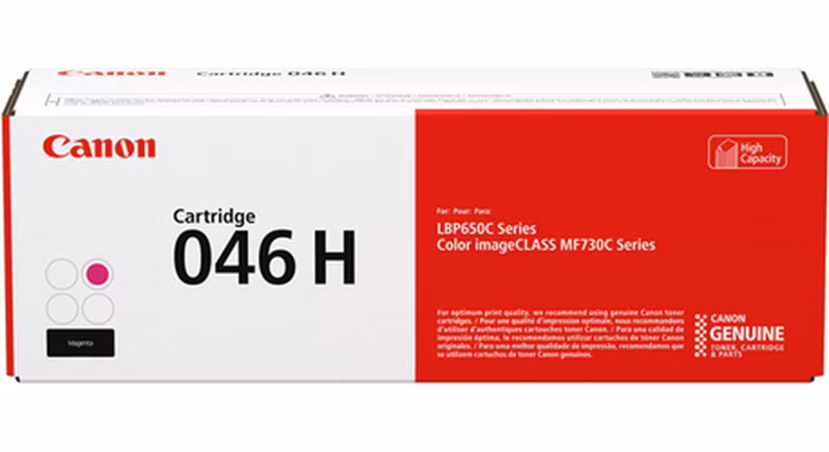 Canon originální toner CRG-046H M, purpurová