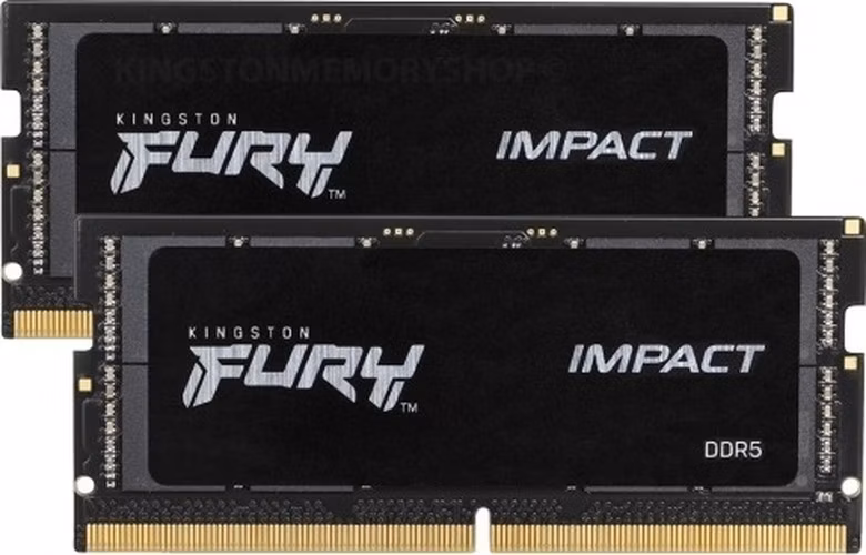 DDR 5 32 GB 6000MHz . SODIMM CL38 ..... Kingston FURY Impact XMP (2x16GB)
