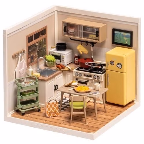 RoboTime Miniatura domečku Kuchyňka Happy Meals