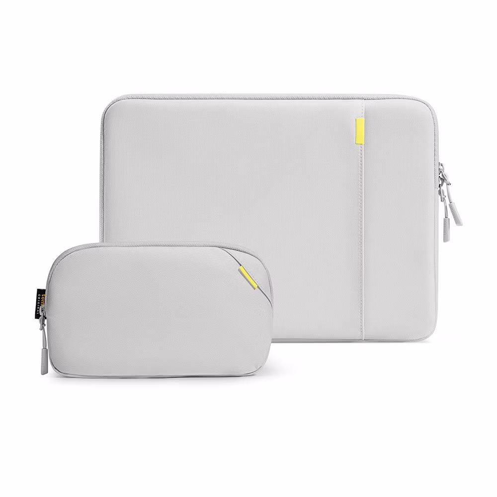 Tomtoc puzdro Recycled Sleeve with Pouch pre Macbook Pro 14" M1/M2/M3/M4 - Gray
