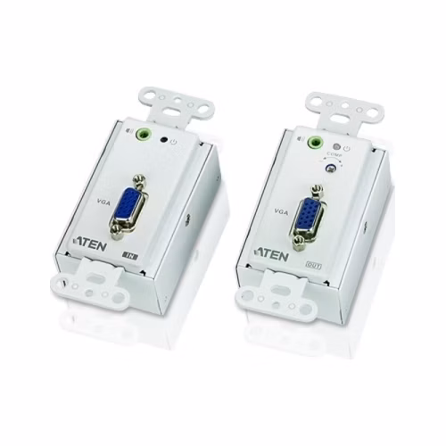 ATEN VE156-AT-G VGA Over Cat 5 Extender Wall Plate W/EU ADP (1280 x 1024@150m)