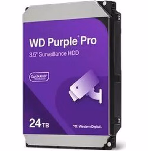 WD Purple Pro NVR HDD 24TB SATA