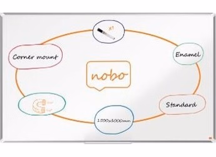 Nobo smaltovaná magnetická tabule Premium Plus 1500 x 1000 mm
