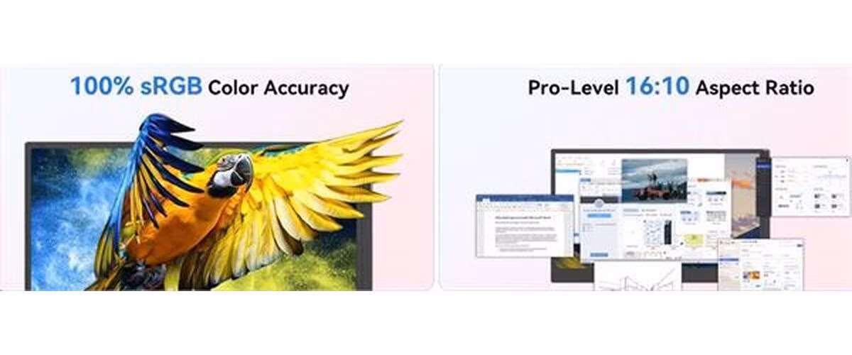 Prenosný monitor Blackview DCM8Pro Dual Screen 15.3", 1920x1200 16:9 LCD 60Hz IPS 178 USB-C 3.1x3, sivo čierny