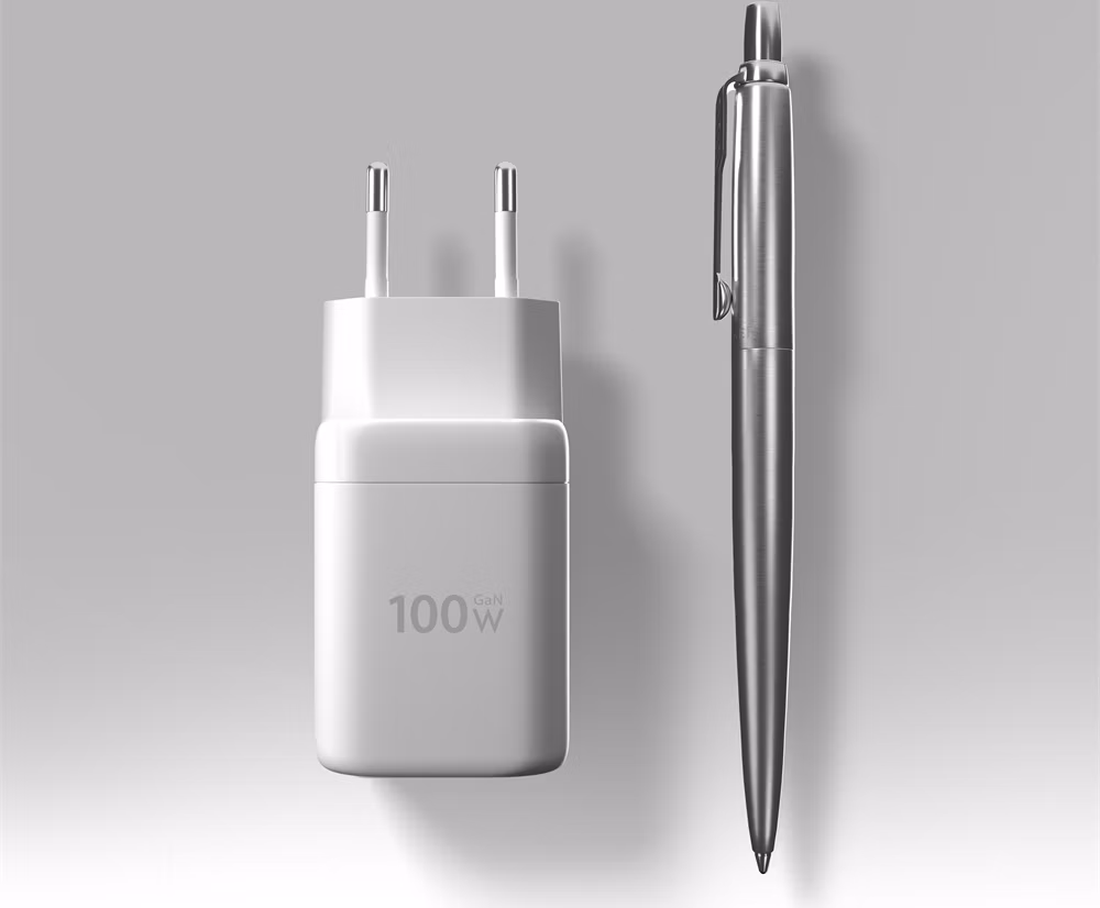 AXAGON ACU-PQ100W, GaN nabíjačka do siete 100W, USB-A+USB-C, PD3.0/PPS/QC4+/SFC2.0/Apple, biela