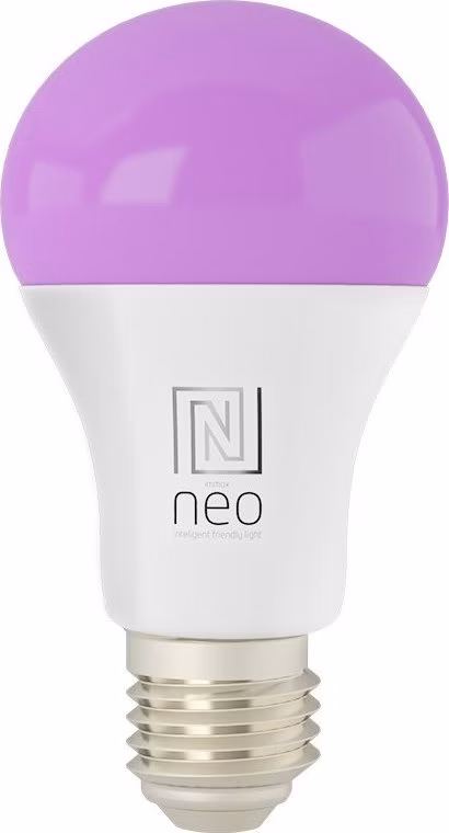 IMMAX NEO LITE SMART žárovka LED E27 11W RGB+CCT barevná a bílá, stmívatelná, Wi-Fi, TUYA