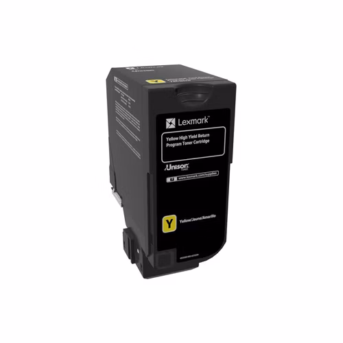 Lexmark CX725 Yellow High Yield Return Programme Toner Cartridge - 16 000 stran