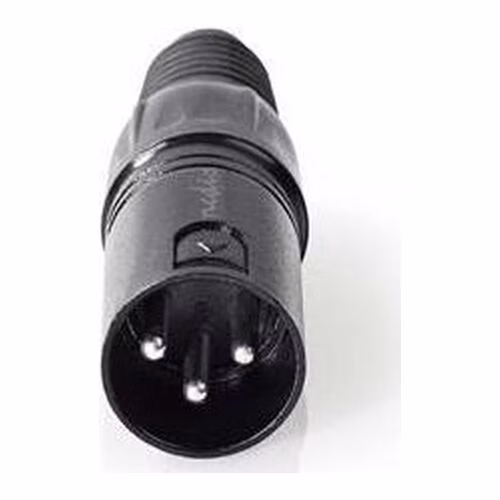 Nedis COTP15900BK - Konektor XLR | XLR 3pinová Zástrčka | Černá barva