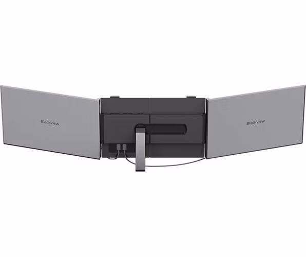 Portable monitor Blackview DCM8 Dual Screen 15.3inch 1920x1200 16:9 LCD 60Hz IPS 178 USB-C 3.1x3, sivo čierny