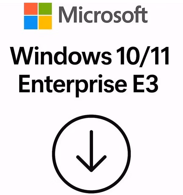 Elektronicky: Microsoft CSP Windows 10/11 Enterprise E3 předplatné na rok, platba ročně