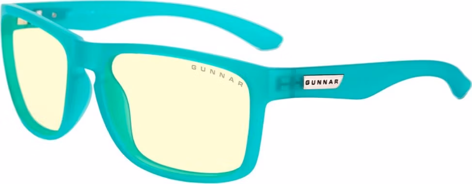 GUNNAR kancelářske/herní brýle INTERCEPT POP EMERALD GREEN * jantarová skla * BLF 65 * GUNNAR focus