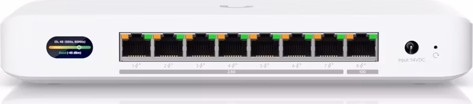 Ubiquiti UniFi Device Bridge Switch    7x 2,5Gbps 1x 10Gbps + WIFI 7 bridge  POE+ 35W-185W