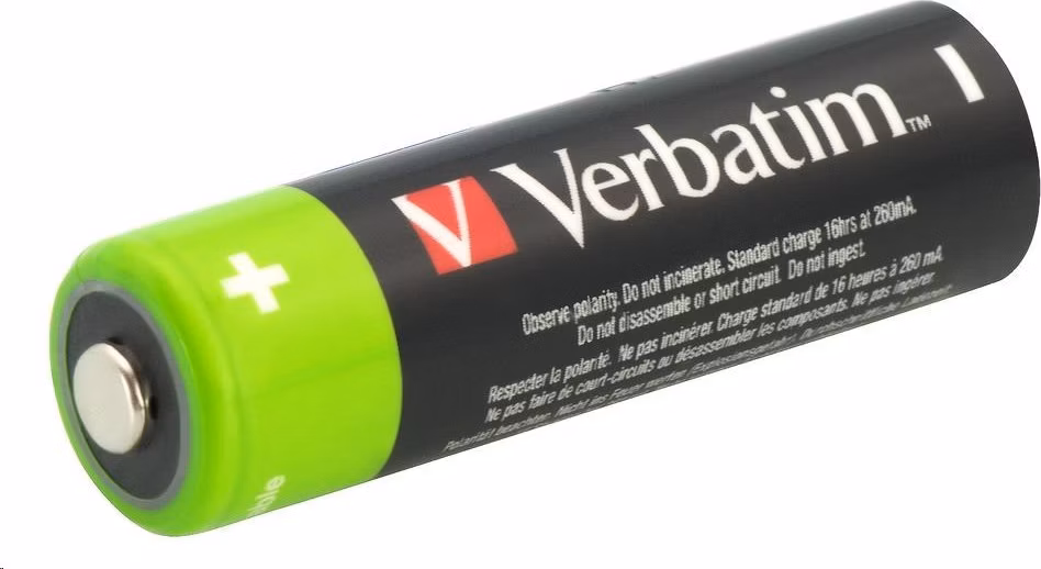 VERBATIM Nabíjecí baterie AA Premium 4-Pack  2500 mAh