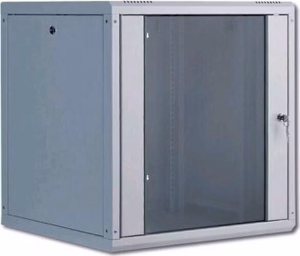 Digitus Nástěnná skříňka 12U, Unikátní 643x600x600 mm, barva šedá (RAL 7035)
