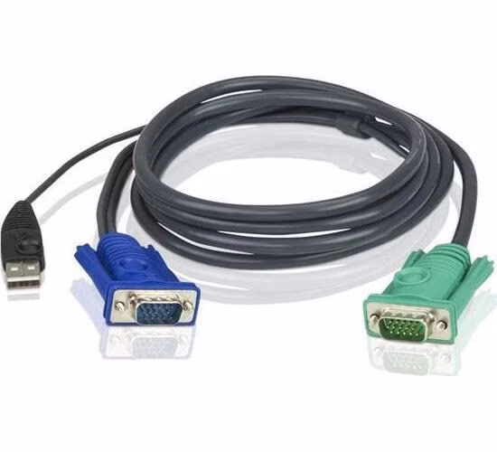 ATEN integrovaný kabel 2L-5202U pro KVM USB 1.8 M