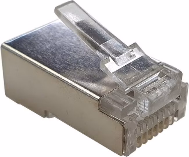 XtendLan Konektor RJ45 CAT5e, STP, EZ type, drát, 50u, balení 100ks