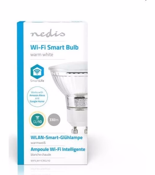 Nedis Smart LED bulp 4,5W GU10 330lm
