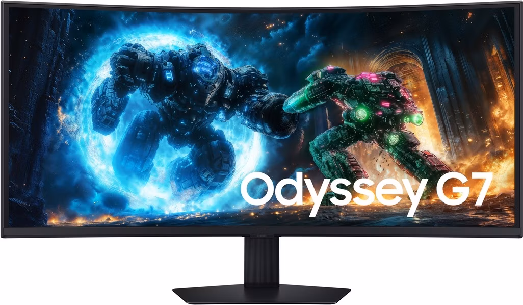 SAMSUNG MT LED LCD Monitor 40" (G75F) - Prohnutý, VA, 4K UHD, 1ms, 165hz, DP, HDMI