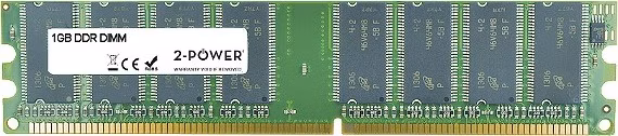 2-Power 1GB 400MHz DDR Non-ECC CL3 DIMM 2Rx8 ( DOŽIVOTNÍ ZÁRUKA )
