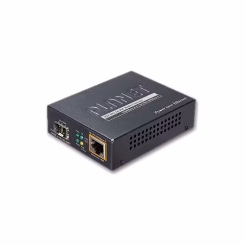 Planet GTP-805A konvertor RJ45/SFP, 1Gbps, PoE injektor 802.3at