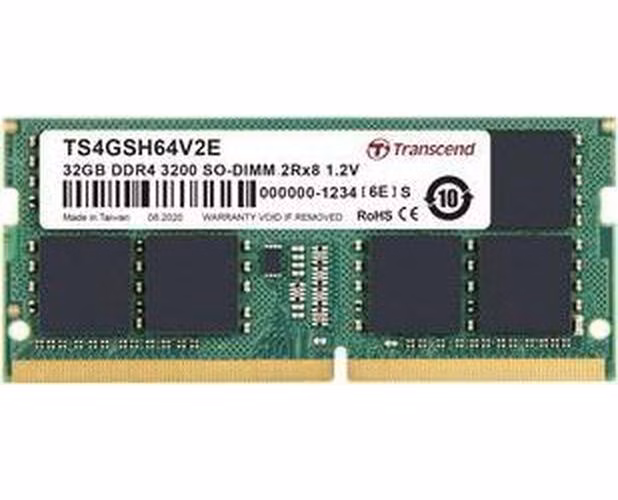 Transcend paměť 32GB SODIMM DDR4 3200 2Rx8 CL22