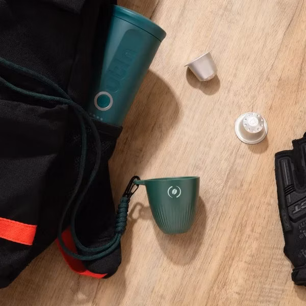 Outin Espresso šálka Rebrew, farba zelená