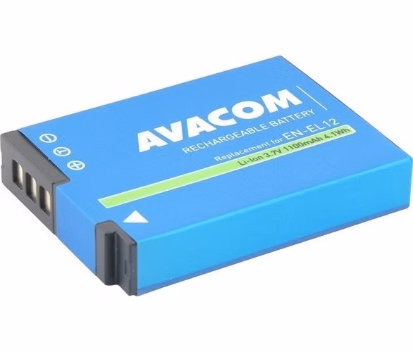 AVACOM Náhradní baterie Nikon EN-EL12 Li-Ion 3.7V 1100mAh 4.1Wh