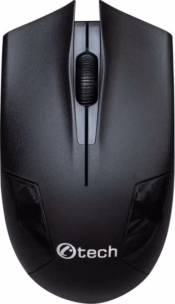 C-TECH WLM-08/Kancelárska/Optická/1 200 DPI/Bezdrôtová USB/Čierna