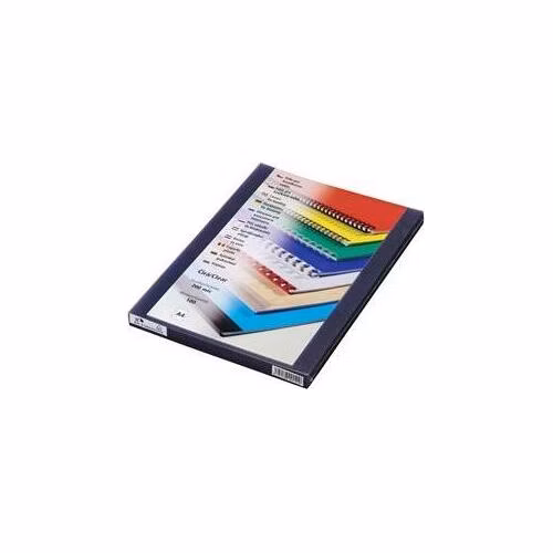 EUROSUPPLIES vazací desky (kryt) přední strany vazby PRESTIGE/ formát A4/ 200 mic/ čiré/ 100 pack