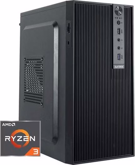 PRESTIGIO Office, Ryzen 3 PRO 4355G, UMA, 8GB, SSD 480GB, FDOS, klav.+ myš
