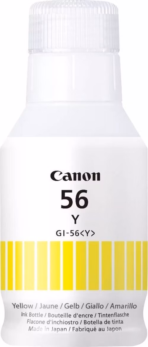 Canon inkoustová lahvička GI-56 Y žlutá