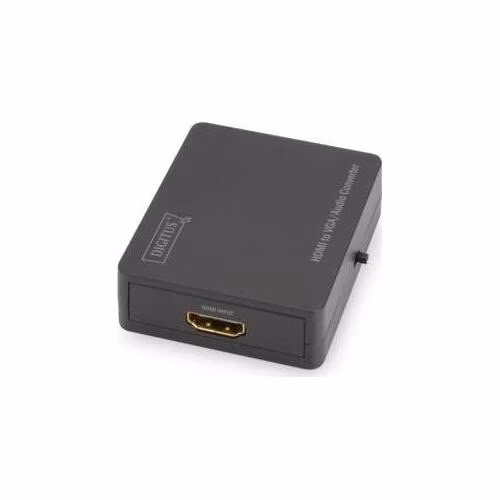 Digitus Video Převodník HDMI na VGA / audio, video rozlišení až 1080p (Full HD), malý kryt, černý