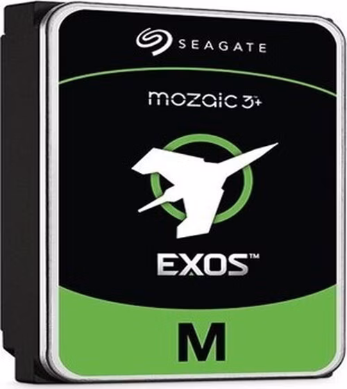 Seagate Exos M 28TB SATA Pevný disk 3.5", SATA III, 270 MB/s, cache 512 MB, 7200 ot/min