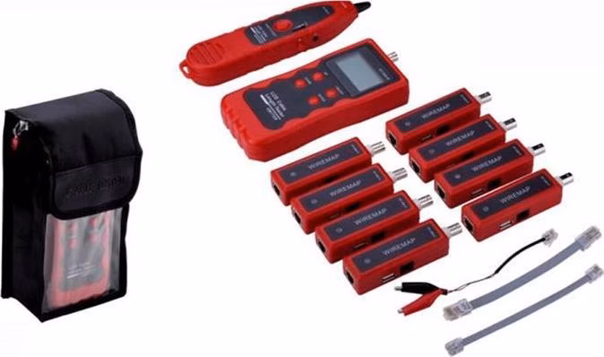 OPTIX TP 607 tester pro strukturované kabeláže - sada